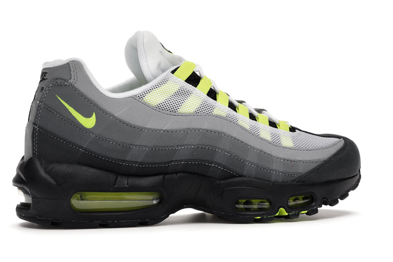 Nike Air Max 95 OG Neon (2020) - Black/Neon Yellow-Light Graphite - CT1689-001 - 34