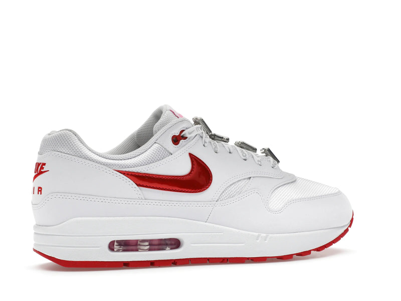 Nike Air Max 1 PRM Valentines Day White - White/University Red/Playful Pink - HV2303-100 - 34