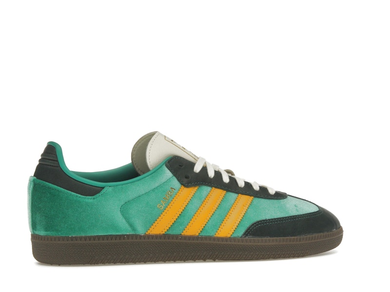 adidas Samba OG Court Green Preloved Yellow (Women's) - Court Green/Preloved Yellow/Collegiate Green - JI2681 - 34