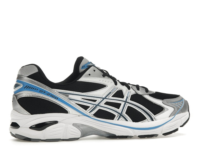 ASICS GT-2160 Black Pure Silver Bright Blue - Black/Pure Silver - 1203A320-004 - 34