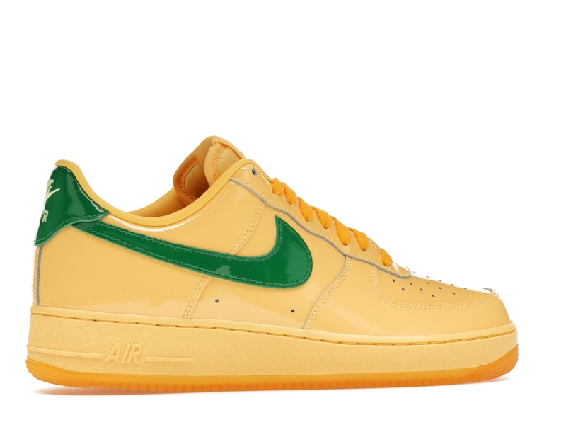 Nike Air Force 1 Low Patent Leather Topaz Gold Pine Green - Ansicht 35