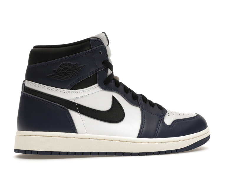 Air Jordan 1 Retro High OG Midnight Navy - Midnight Navy/Black-White-Sail - DZ5485-401 - 34