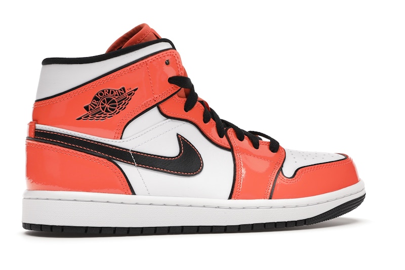 Air Jordan 1 Mid SE Turf Orange - Turf Orange/Black/White - DD6834-802 - 34