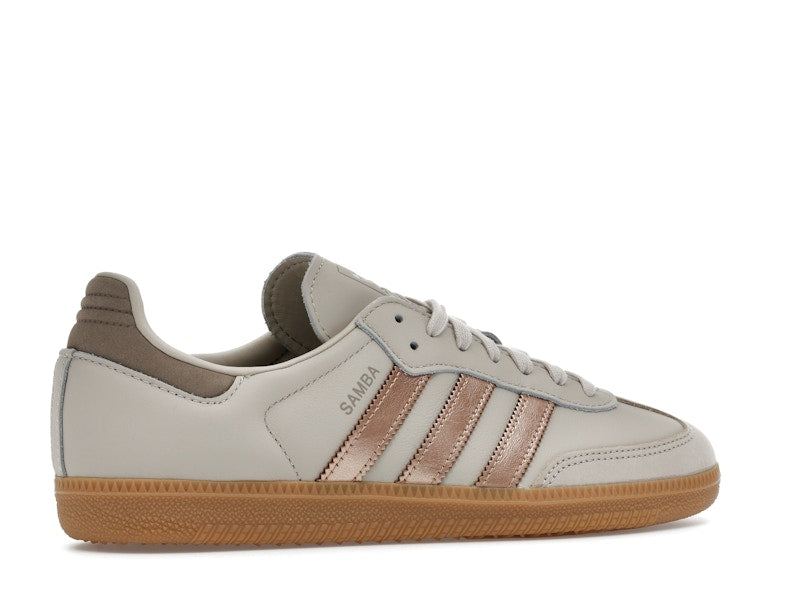 Adidas Samba OG Clear Brown Copper Metallic Putty Beige - Clear Brown/Copper Metallic/Putty Beige - JR7341 - 34