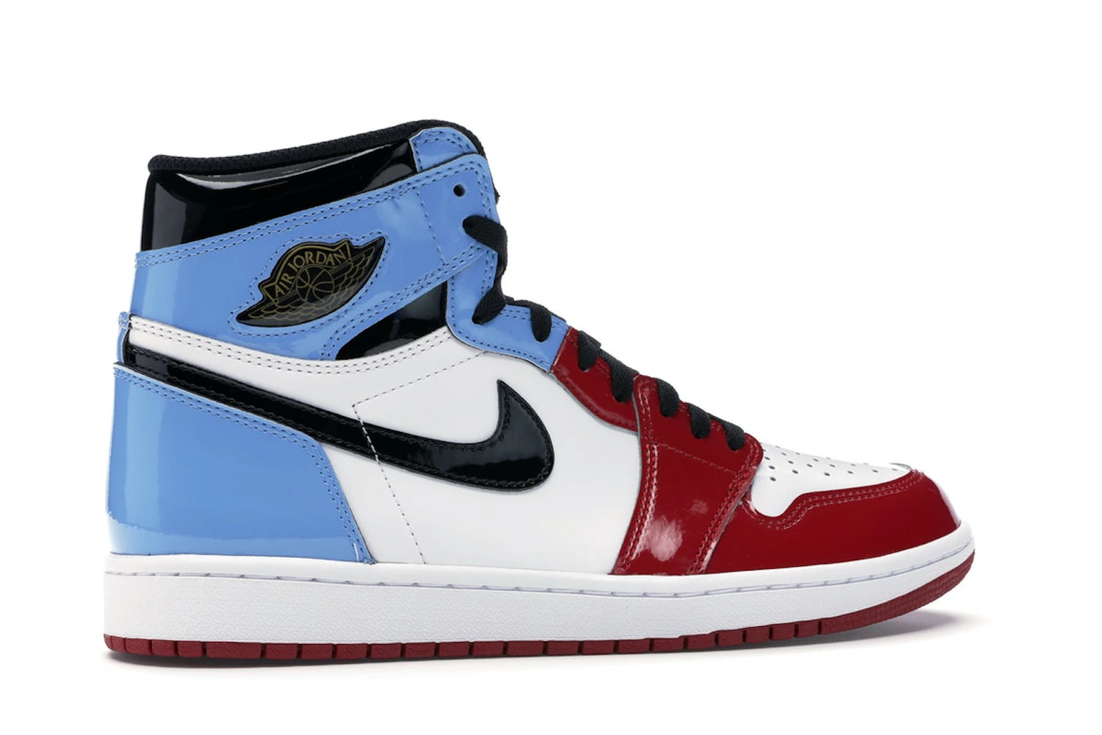 Air Jordan 1 Retro High Fearless Unc Chicago - White/University Blue-Varsity Red-Black - CK5666-100 - 34