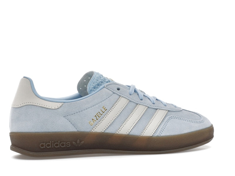 adidas Gazelle Indoor Clear Sky Off White (Women's) - Clear Sky/Off White/Gum - JI2717 - 34