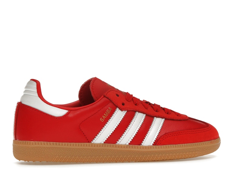 adidas Samba OG Better Scarlet (Women's) - White/Better Scarlet/Gum - IE6524 - 34