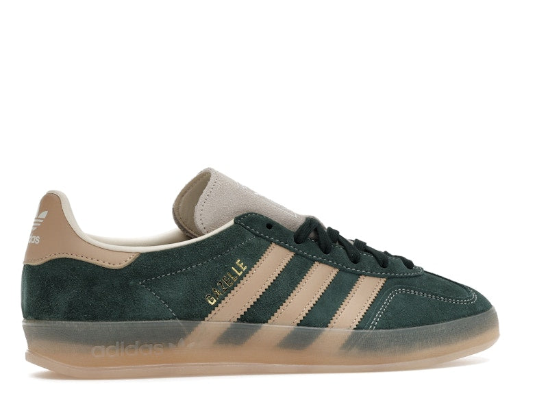 adidas Gazelle Indoor Shadow Green Warm Sandstone - Shadow Green/Warm Sandstone/Wonder White - JH5402 - 34