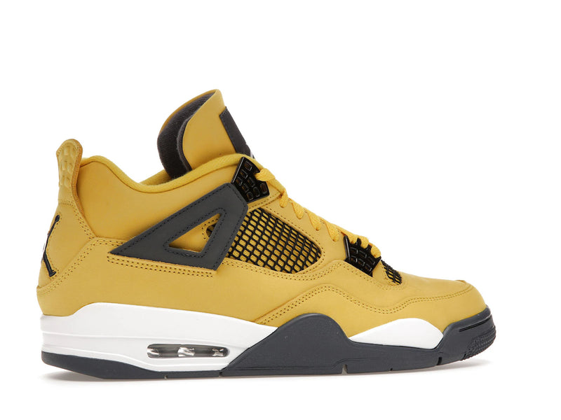 Air Jordan 4 Retro Lightning (2021) - Tour Yellow/White-Dark Blue Grey - CT8527-700 - 34