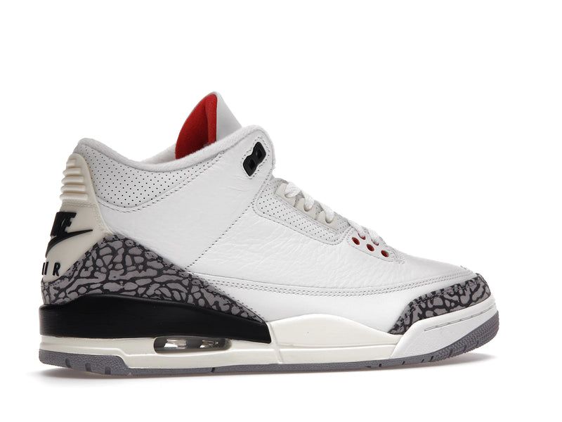 Air Jordan 3 Retro White Cement Reimagined - Summit White/Fire Red/Black/Cement Grey - DN3707-100 - 34
