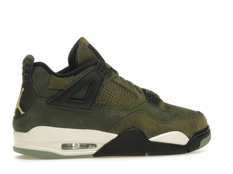 Air Jordan 4 Retro SE Craft Medium Olive - Medium Olive/Pale Vanilla/Khaki/Black/Sail - FB9927-200 - 34