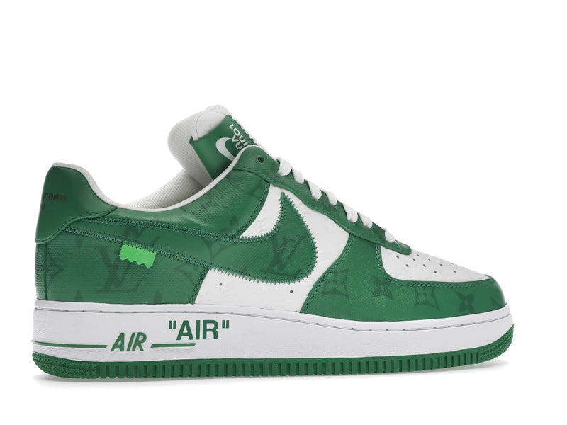 Louis Vuitton Nike Air Force 1 Low By Virgil Abloh White Green - White/Green - 1A9VAU - 34