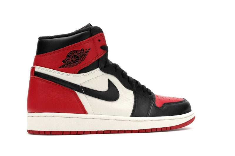 Air Jordan 1 Retro High Bred Toe - Gym Red/Black-Summit White - 555088-610 - 34