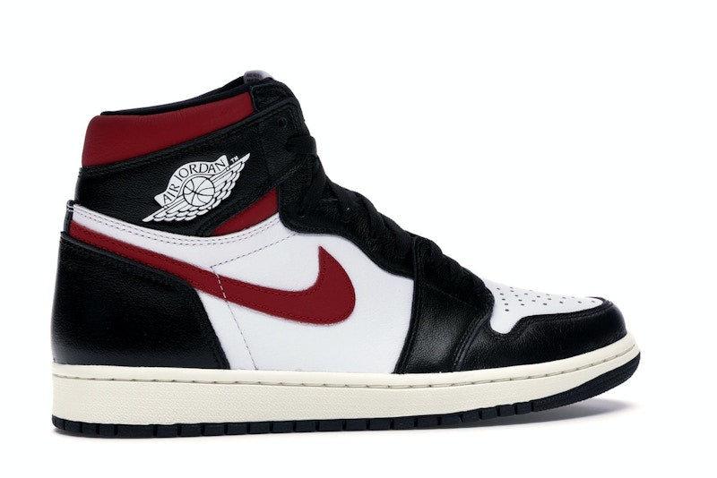 Air Jordan 1 Retro High Black Gym Red - Black/Gym Red-White-Sail - 555088-061 - 34