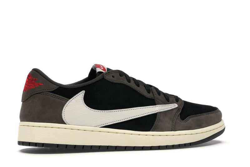 Air Jordan 1 Retro Low Travis Scott - Black/Dark Mocha-University Red-Sail - CQ4277-001 - 34