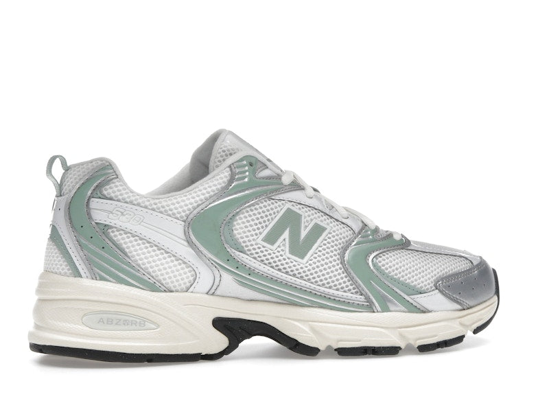 New Balance 530 Silver Metallic Mosaic Green - view 34
