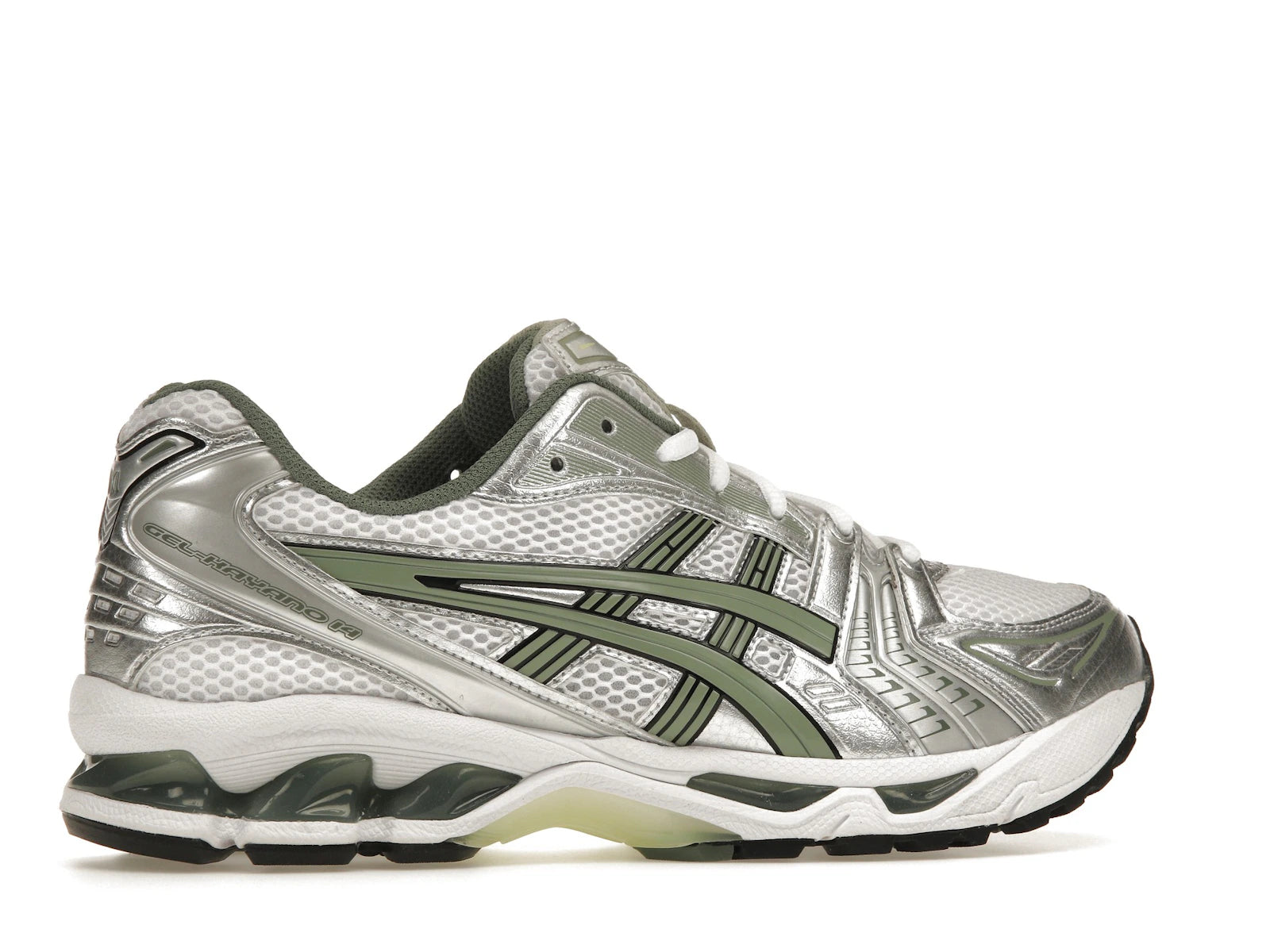 Asics Gel Kayano 14 White Pure Silver Slate Grey - White/Slate Grey - 1201A019-107 - 34