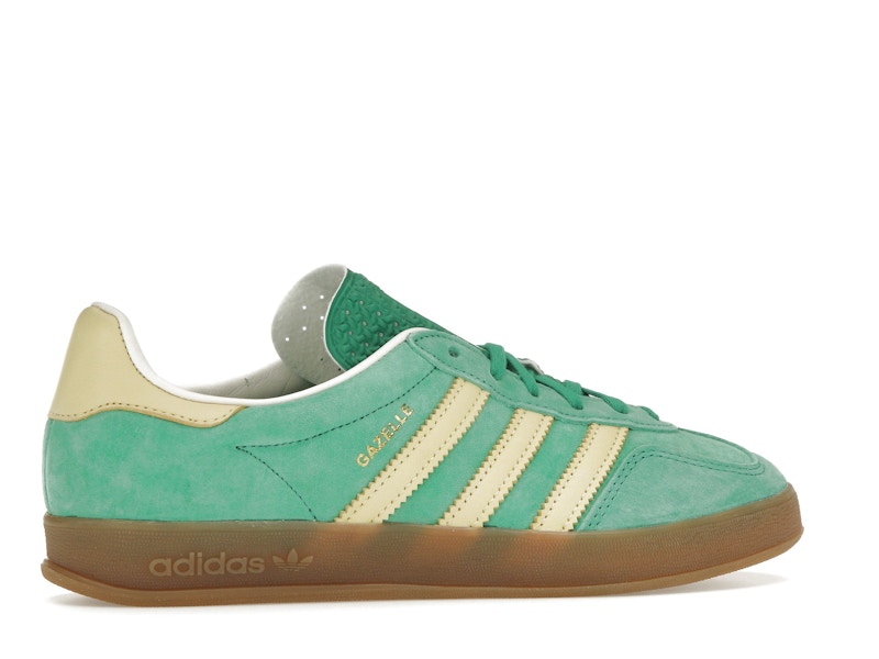 adidas Gazelle Indoor Semi Court Green - Semi Court Green/Almost Yellow/Gum - IH7500 - 34