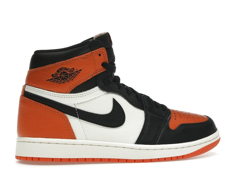 Air Jordan 1 Retro High OG Shattered Backboard (2025) - Black/Black-Sail-Starfish - DZ5485-008 - 34