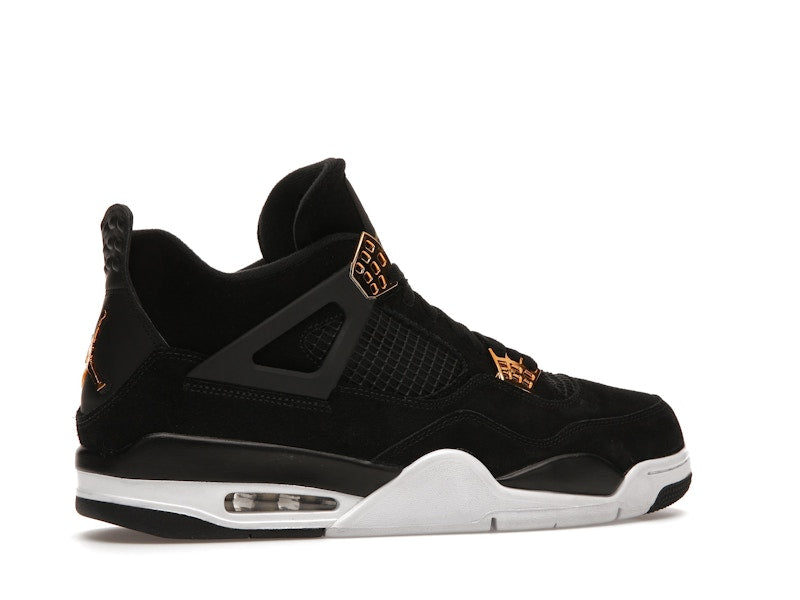 Air Jordan 4 Retro Royalty - Black/Metallic Gold-White - 308497-032 - 34