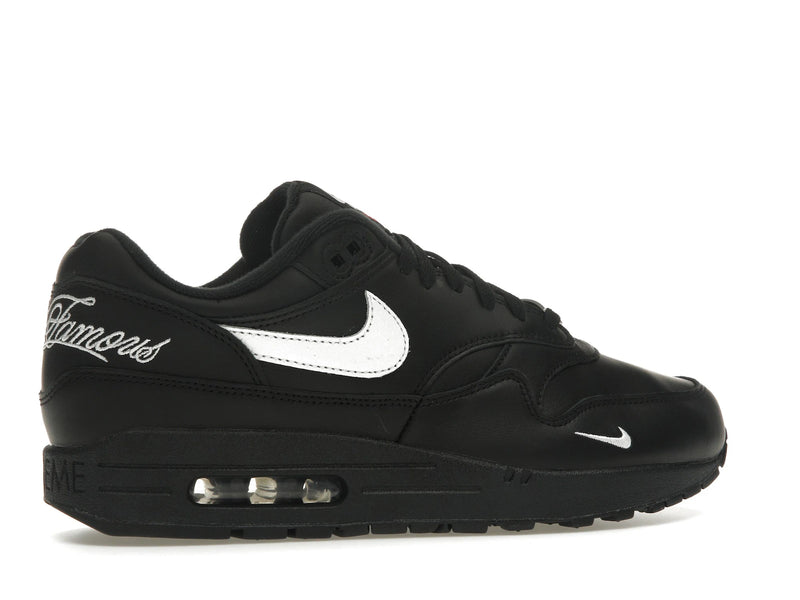 Nike Air Max 1 87 SP Supreme Black White - Black/White/Black - HF8813-001 - 34