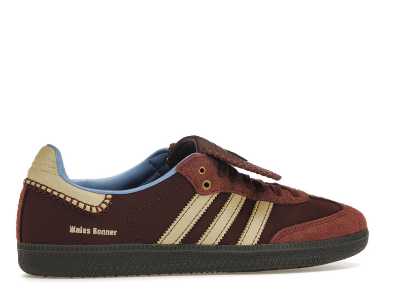 Adidas Samba Nylon Wales Bonner Fox Brown - Fox Brown/Sandy Beige/Lucky Blue - IE0579 - 34