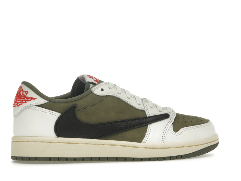 Air Jordan 1 Retro Low OG SP Travis Scott Medium Olive - Medium Olive/Black/Sail/Muslin - DM7866-200 - 34