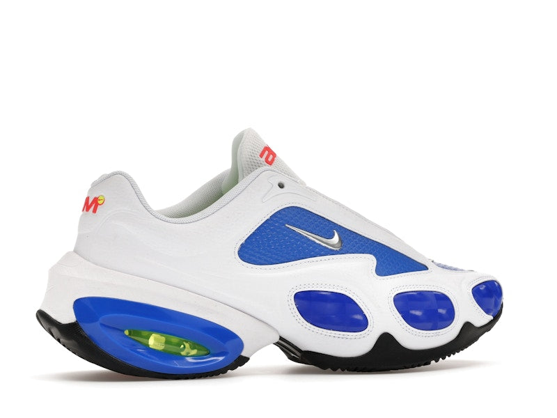Nike Air Max Muse Veneda Carter White Racer Blue (Women's) - White/Metallic Silver/Racer Blue/Light Racer Blue/Bright Crimson/Black - HV9929-100 - 34