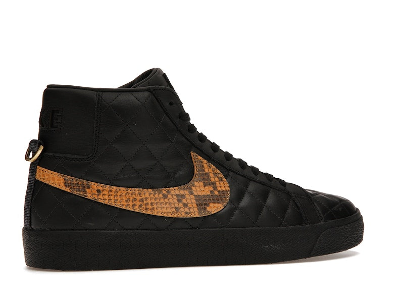 Nike SB Blazer Mid QS Supreme Black - Black/Black - DV5078-001 - 34