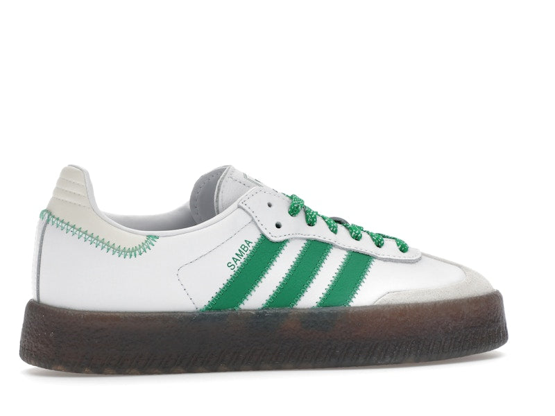 adidas Sambae Cloud White Green (Women's) - Cloud White / Green / Off White - IE9105 - 34
