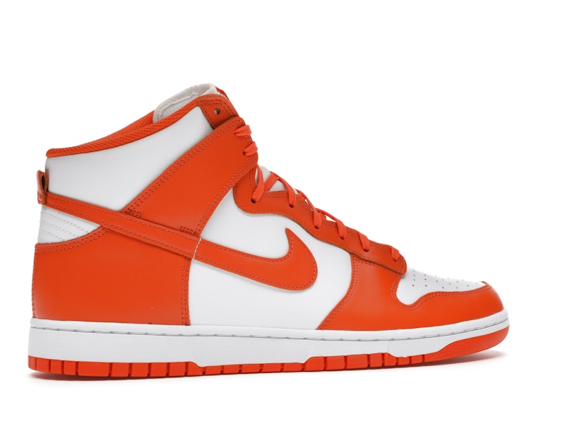 Nike Dunk High Syracuse (2021) - White/Orange Blaze - DD1399-101 - 34