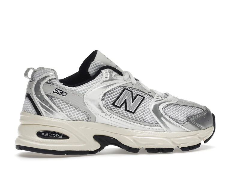 New Balance 530 Silver Cream - Silver/Cream - MR530TA - 34