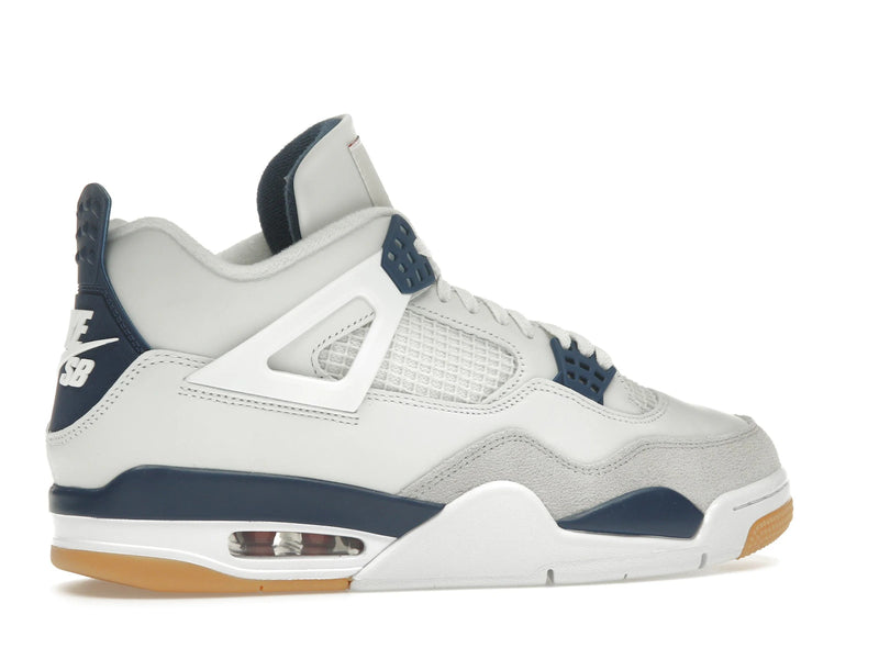 Air Jordan 4 Retro SB Navy - Summit White/White/Navy/Neutral Grey/Gum Yellow/Varsity Red - DR5415-100 - 34