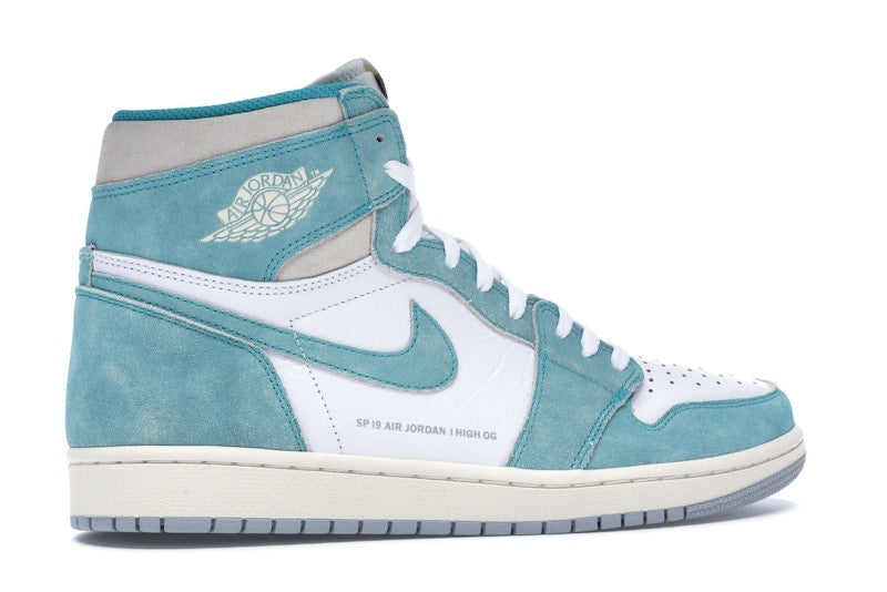 Air Jordan 1 Retro High Turbo Green - Turbo Green/Sail-White-Light Smoke Grey - 555088-311 - 34