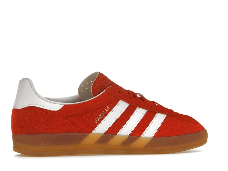 adidas Gazelle Indoor Bold Orange (Women's) - Bold Orange/Footwear White/Gum - HQ8718 - 34