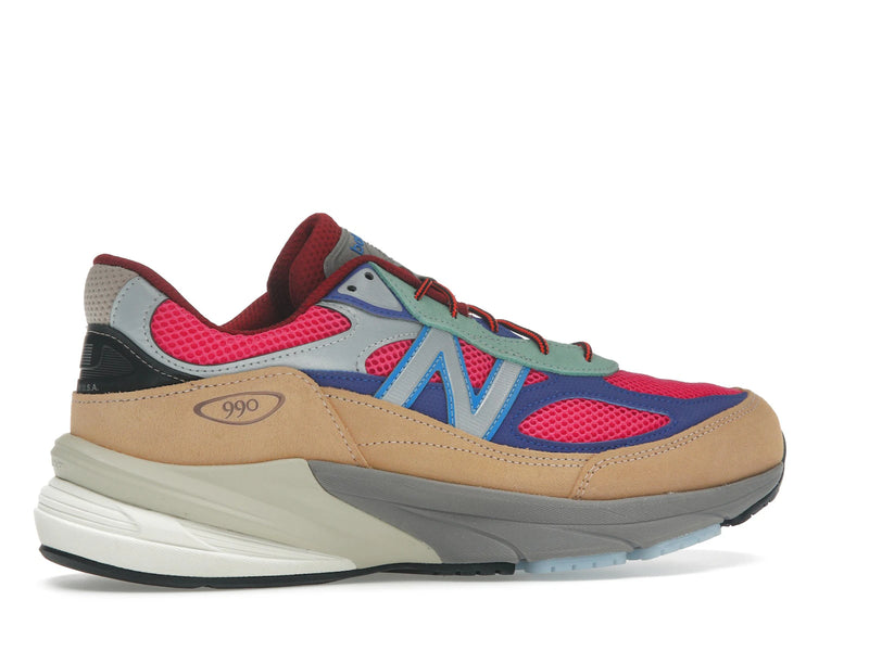New Balance 990v6 Miusa Action Bronson Ainozama - Beige/Purple/Pink - U990AT6 - 34
