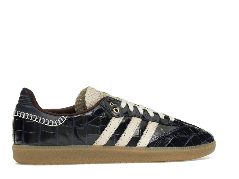 Adidas Samba Wales Bonner Navy Croc - Collegiate Navy/Wonder White/Night Red - JH9825 - 34