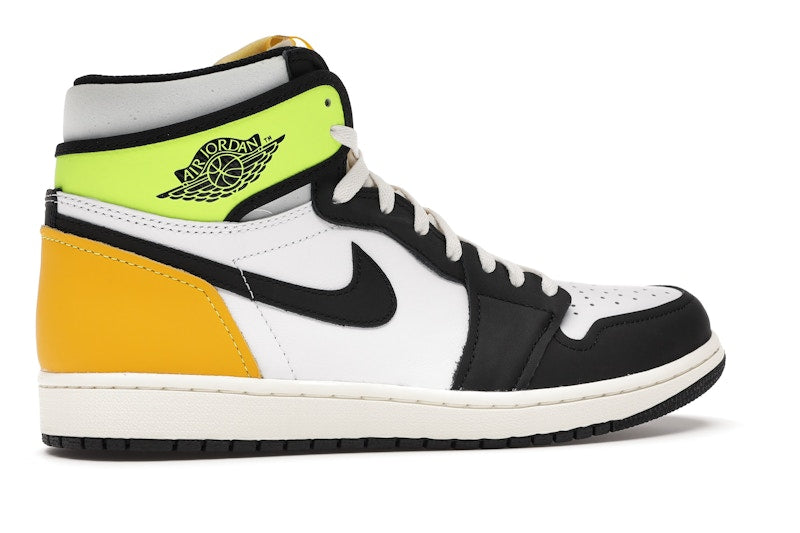 Air Jordan 1 Retro High White Black Volt University Gold - White/Black-Volt-University Gold - 555088-118 - 34