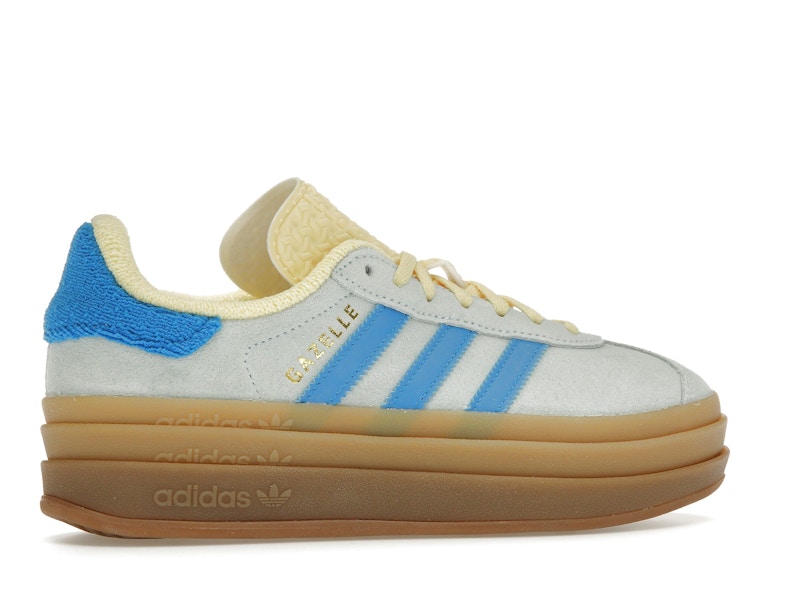 adidas Gazelle Bold Almost Blue Yellow (Women's) - Almost Blue/Bright Blue/Almost Yellow - IE0430 - 34