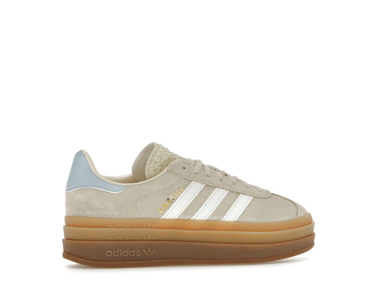 adidas Gazelle Bold Wonder White Clear Sky (Kids) - Wonder White/Cloud White/Clear Sky - JH5540 - 34