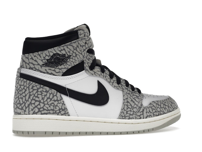 Air Jordan 1 Retro High OG White Cement - Tech Grey/Muslin/Black/White - DZ5485-052 - 34