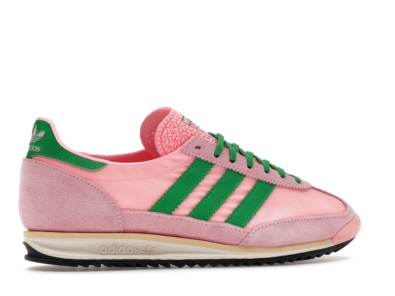 adidas SL 72 OG Glow Pink Green Core Black (Women's) - Glow Pink/Green/Core Black - JQ8309 - 34