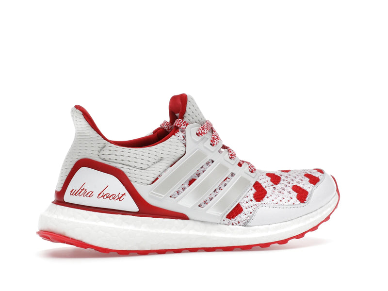 Adidas Ultra Boost 10 Valentines Day - Cloud White/Zero Metallic/Better Scarlet - JR5845 - 34