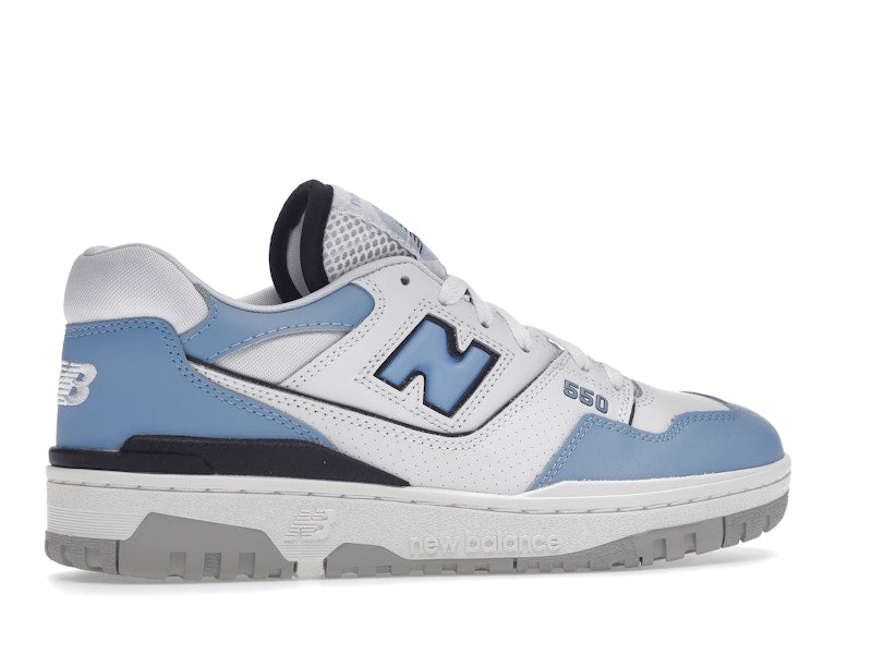 New Balance 550 White Carolina Blue - White/Carolina Blue/Black - BB550ZNA - 34