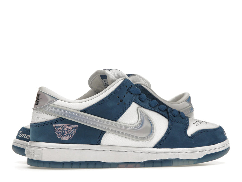 Nike SB Dunk Low Born X Raised One Block At A Time - Deep Royal Blue/White-White - FN7819-400 - 34