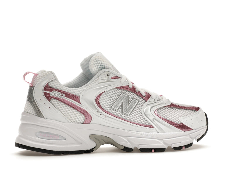 New Balance 530 White Pink Sugar - White/Pink Sugar/Silver Metallic - MR530PK - 34
