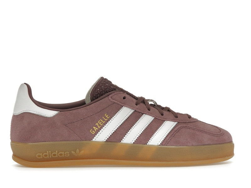 adidas Gazelle Indoor Shadow Fig (Women's) - Shadow Fig/Footwear White/Gum - IH5483 - 35