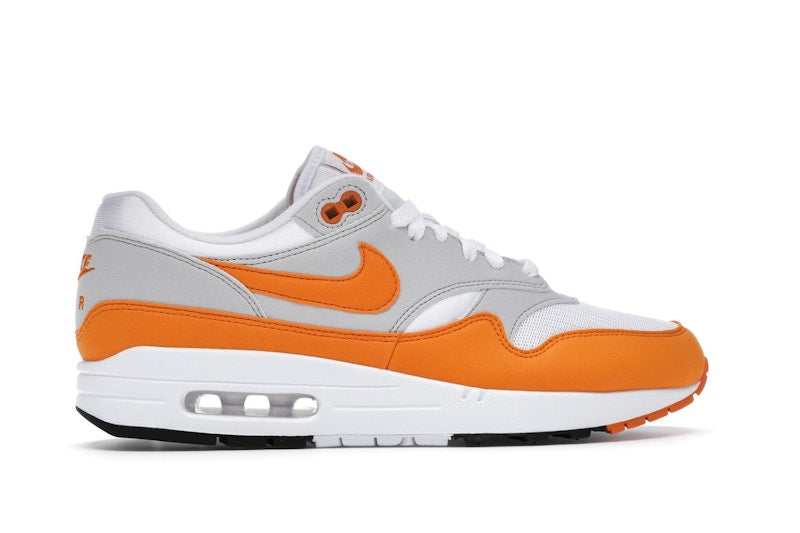 Nike Air Max 1 Anniversary Orange (2020) - White/Magma Orange-Neutral Grey-Black - DC1454-101 - 35