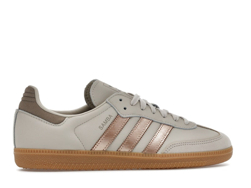 Adidas Samba OG Clear Brown Copper Metallic Putty Beige - Clear Brown/Copper Metallic/Putty Beige - JR7341 - 35