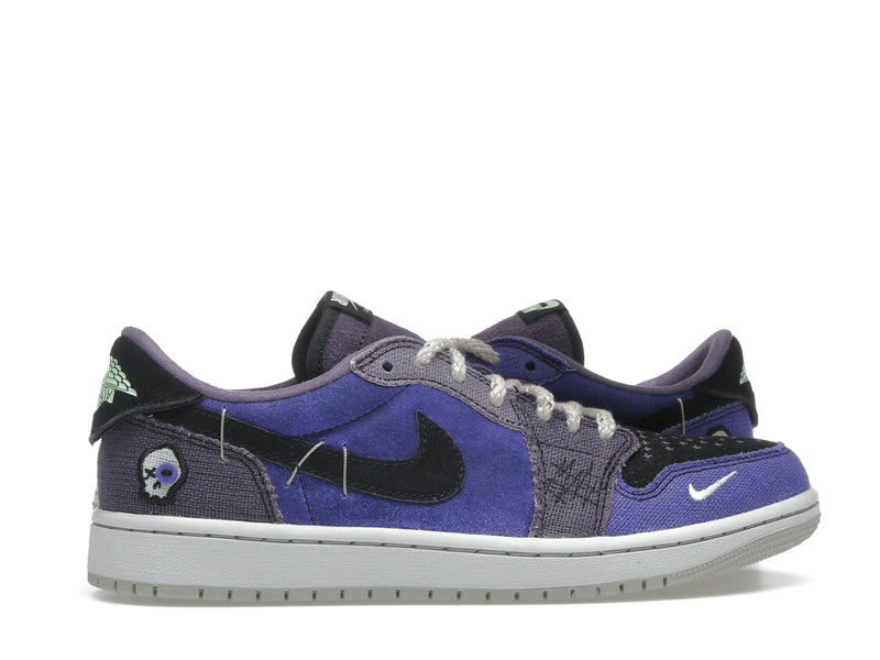 Air Jordan 1 Retro Low OG Zion Williamson Voodoo Alternate - Regency Purple/Vapor Green/Black/Dark Raisin/Daybreak/Light Silver - IH2309-500 - 35